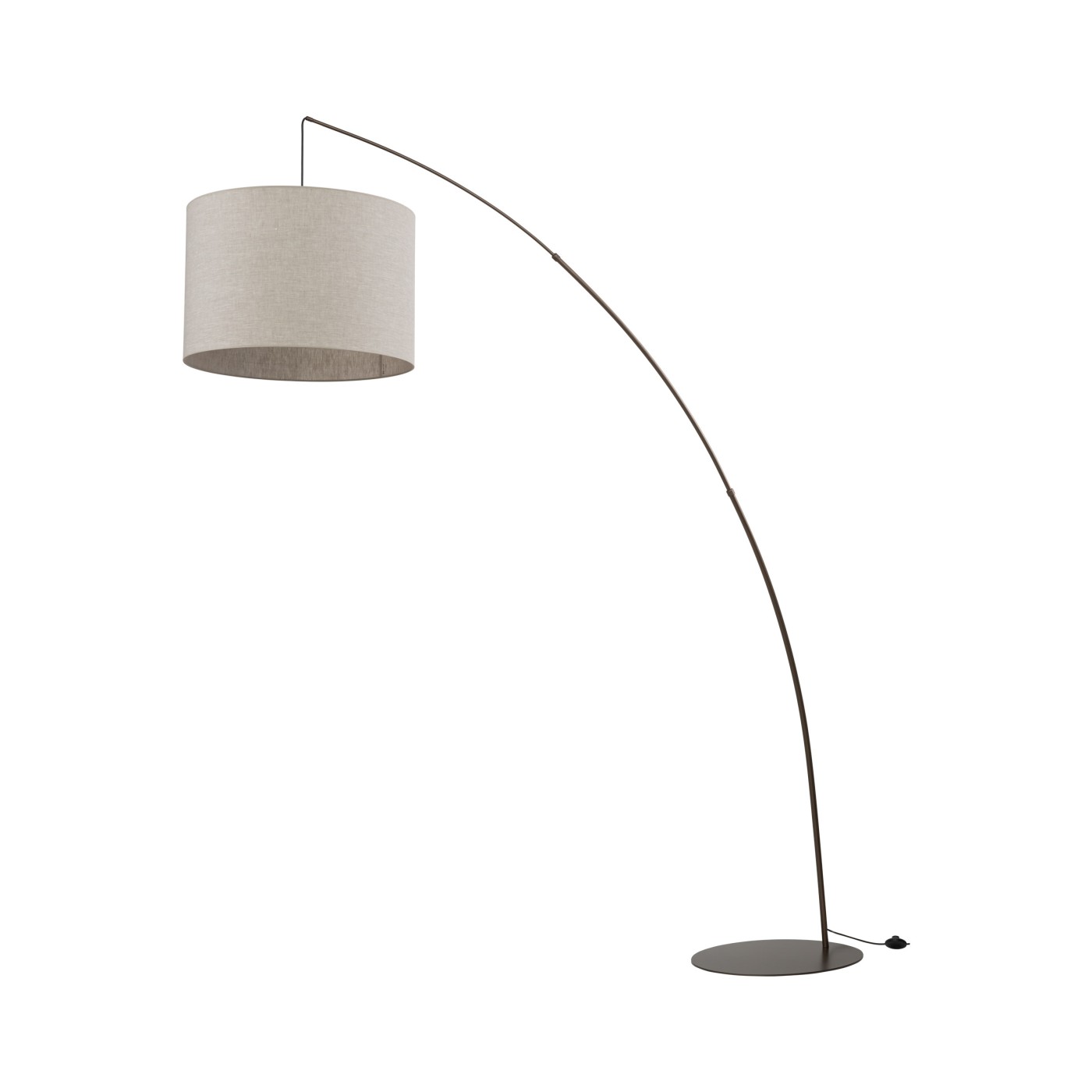 Podlahová lampa TK 6097 MOBY hnědá